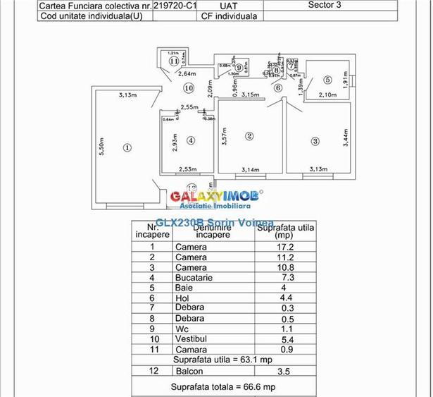Apartament 3 camere Nicolae Grigorescu | decomandat -2bai metrou 14min - 8