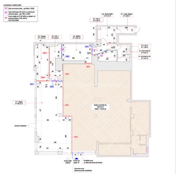 Spatiu comercial de inchiriat in Piata Moghioros, sector 6 - 8
