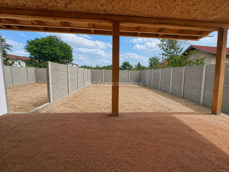 Duplex pe parter în Giroc – zonă centrală | 88 mp utili | teren 300 mp - 2