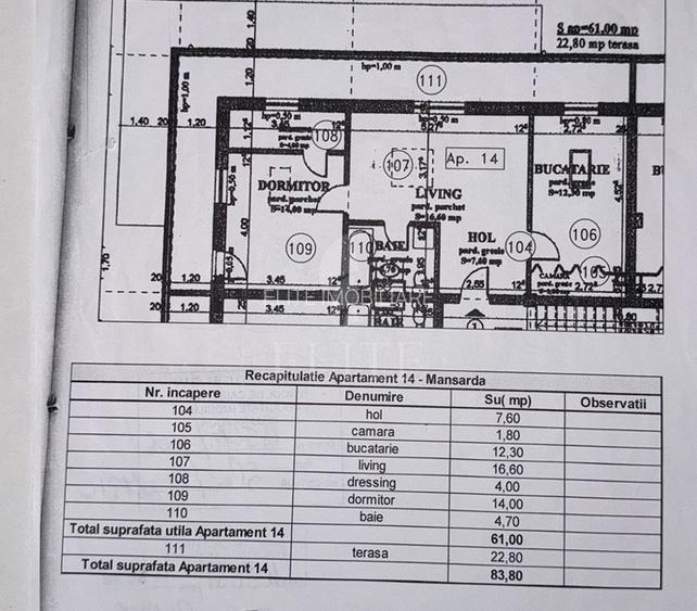 Apartament 3 camere în zona CALEA TURZII - 17