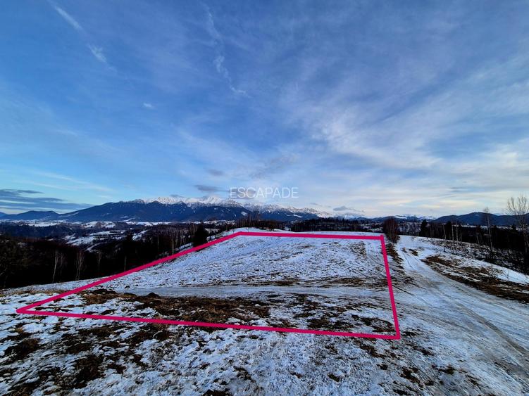 Teren cu priveliste deosebita /muntii Bucegi,in sat Pestera/Moeciu zona La Odai - 2