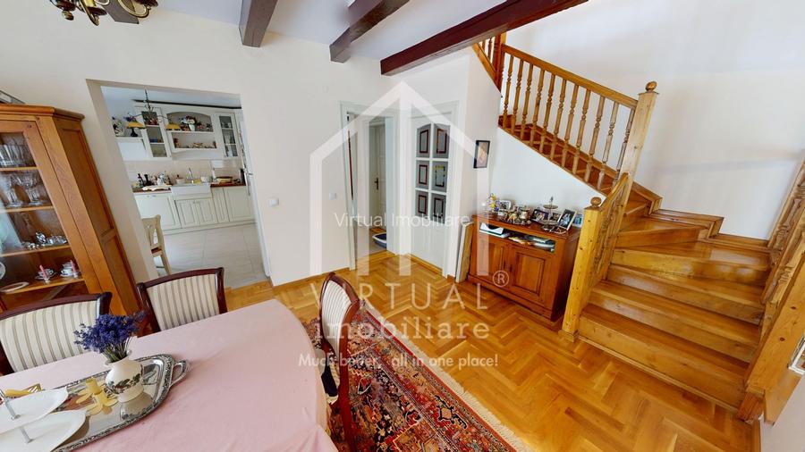 Casa cu 5 camere, 210mp utili, demisol, mobilata, Cal. Poplacii - 14