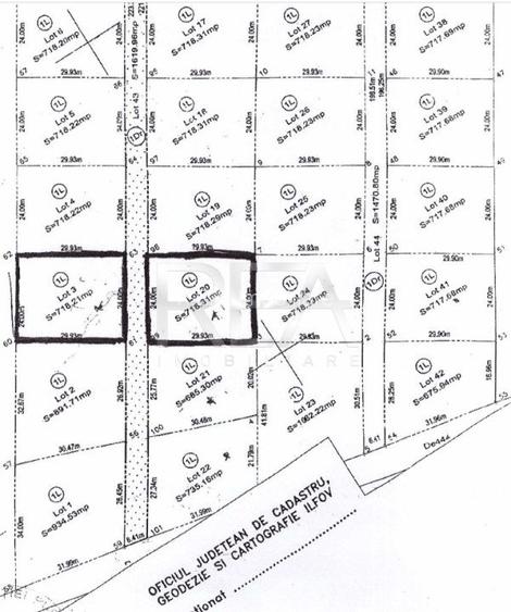 Teren Livezilor | Planul 2 | Zona linistita | 2 loturi - 2