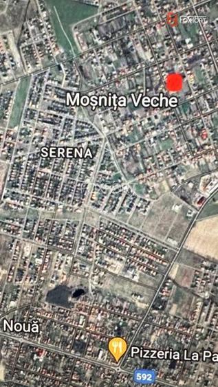 Teren intravilan 764 mp cu front de 22 ml in Mosnita Veche in vatra satului - 2