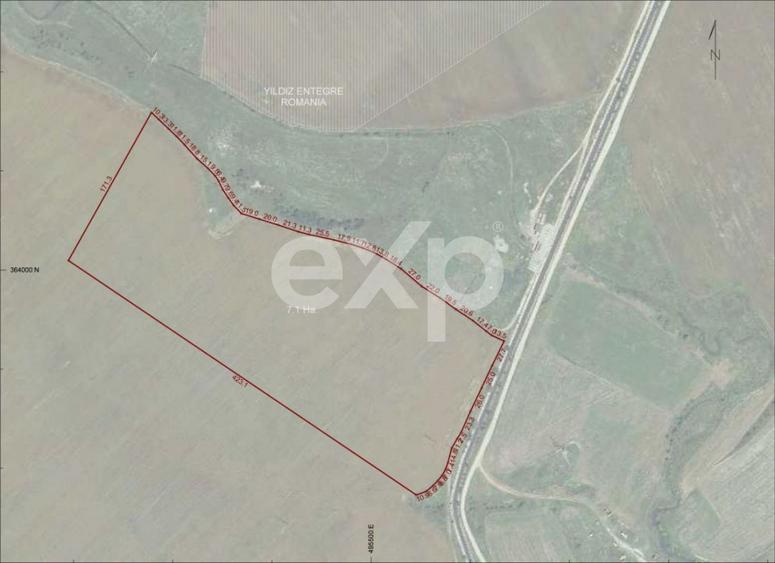 Teren intravilan 71.000 mp de vânzare – Oarja, Argeș | Autostrada