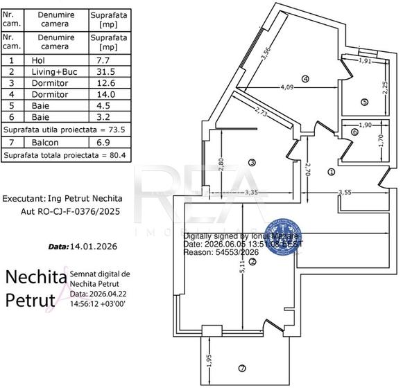 3 camere cu finisaje la alegere în Moșilor - Ultracentral - 3