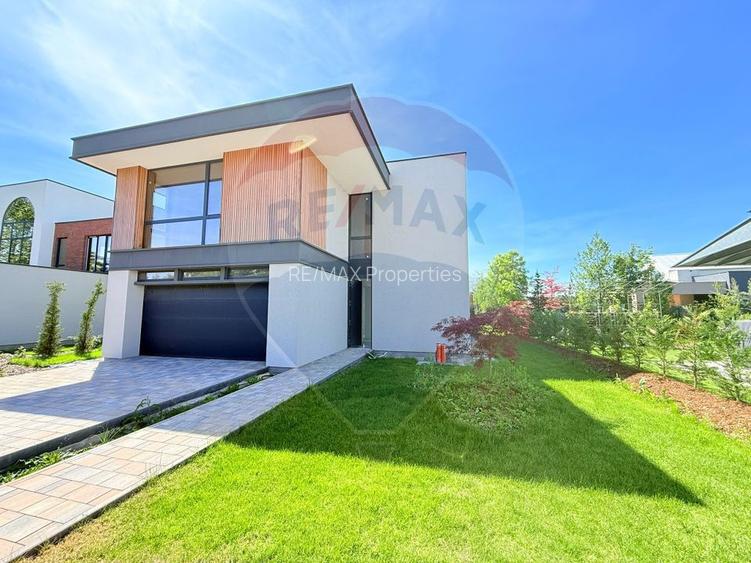 Vilă modernă de vânzare | 5 camere | Dumbrava Vlăsiei | Teren 750 mp - 2