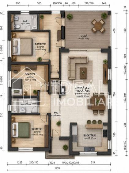 Casa Individuala pe un singur nivel, in Viile Sibiului - 2