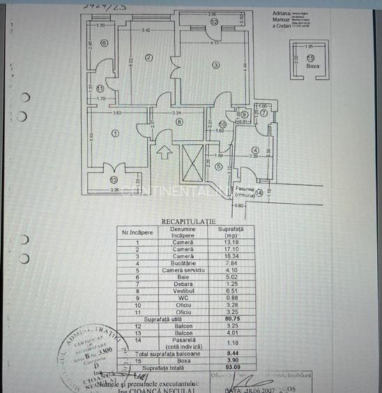 Centrul Vechi Oportunitate Apartament Lux 3 cam /80mp utili - 22