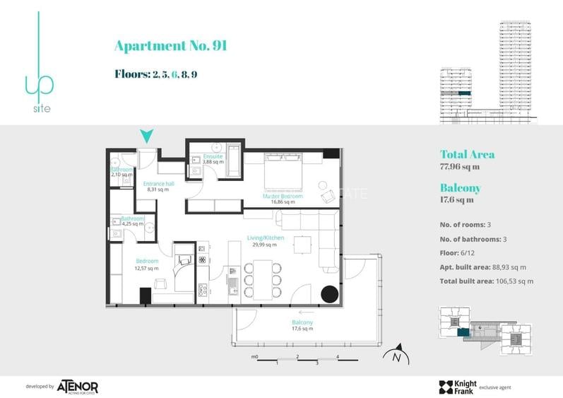 Up-site, 3 camere cu vedere liberă / Parcare și boxă - 24
