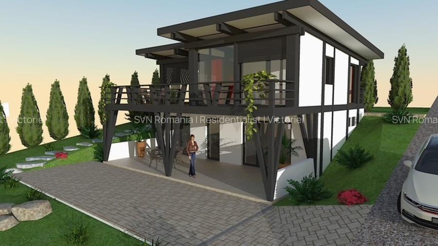 REV2004788 Vila 5 camere HUF Haus Balotesti vedere lac - 2