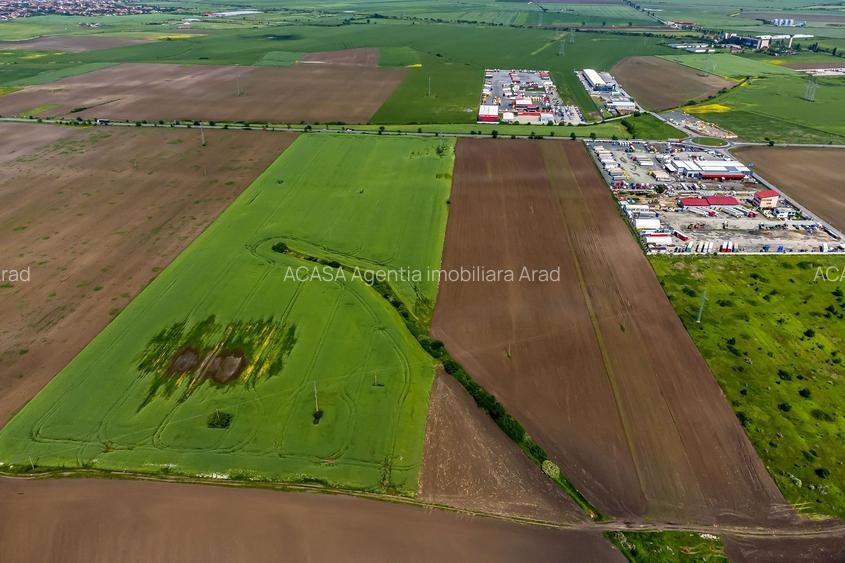 Teren intravilan cu PUZ aprobat la Centura Nord Arad – 7,5€/mp! - 4