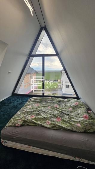 Casă nouă la cheie, tip A-frame, intabulată, în Șura Mare - 6