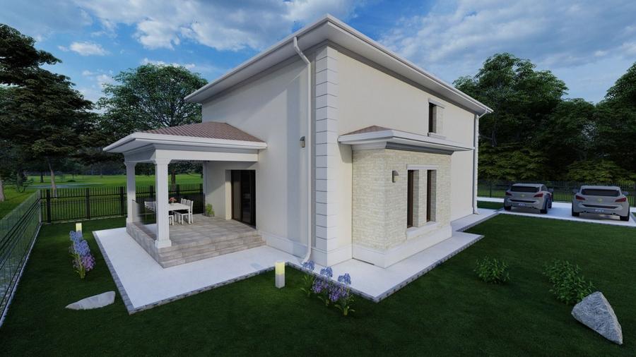 Casa P+1 - constructie 2026 - 281 mp + teren 1018 mp - Mogosoaia