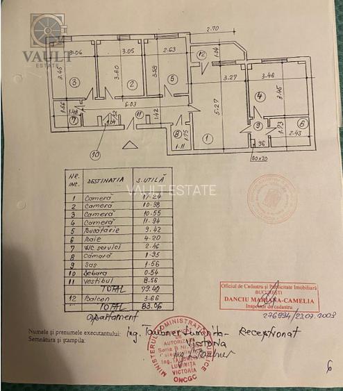 Apartament 4 camere-CENTRALA PROPRIE-Calea Vacaresti - 1