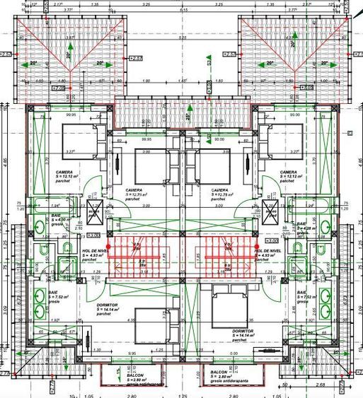 Duplex frumos cu arhitectura mediteraneana - 6