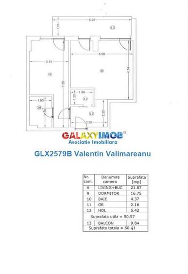 Apartament 2 Camere Nemobilat Unirii VI 090 - 10