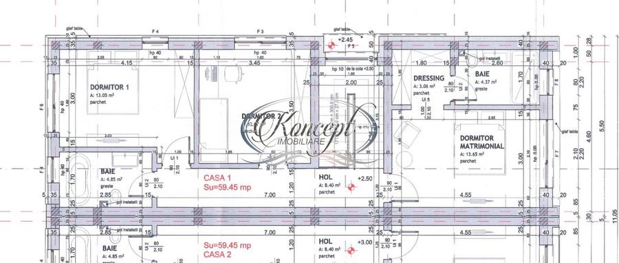 Duplex cu arhitectura moderna si curte privata in Floresti - 6