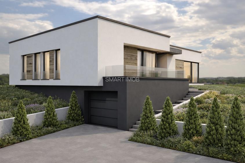 Casa noua 110mp cu garaj Zona Sarmas semifinisata 500mp teren 205000eur - 6