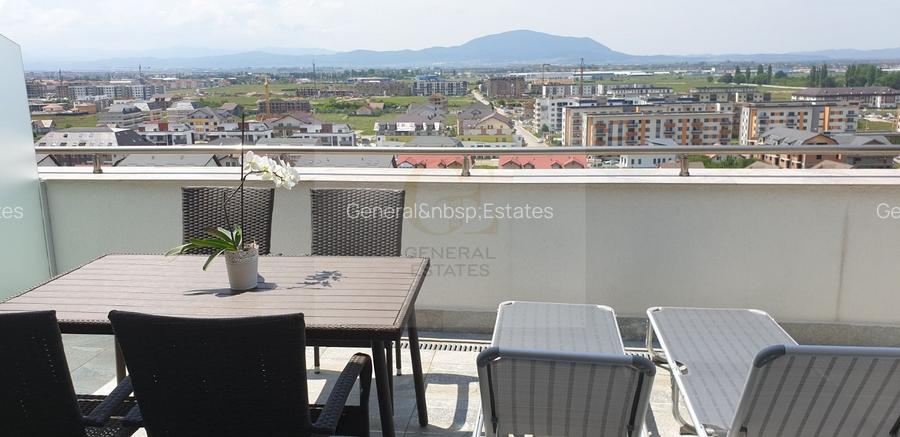 Apartament 2 camere tip penthouse cu terasă panoramică – zona Coresi - 8