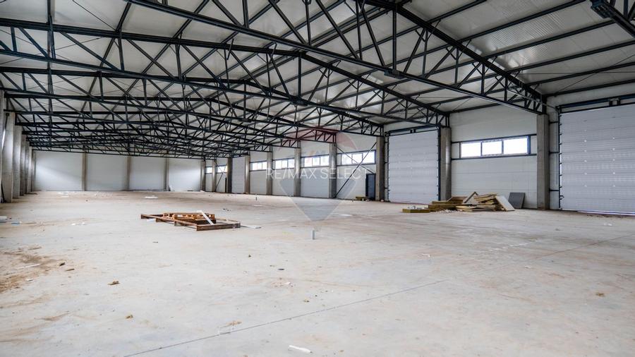 Hala de închiriat 1.800 mp cu teren 5.000 mp - Acces rapid la centura - 7