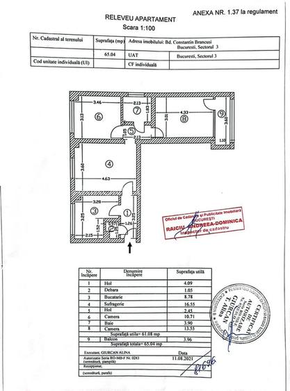 Vanzare 3 camere PARC IOR - Baba Novac - Metrou Titan - 20