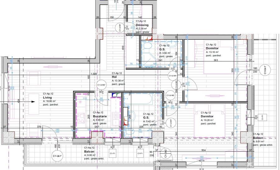 INTABULAT Apartament 3 camere decomandat, 88 mp, aproape de Lidl, accept CREDIT - 6