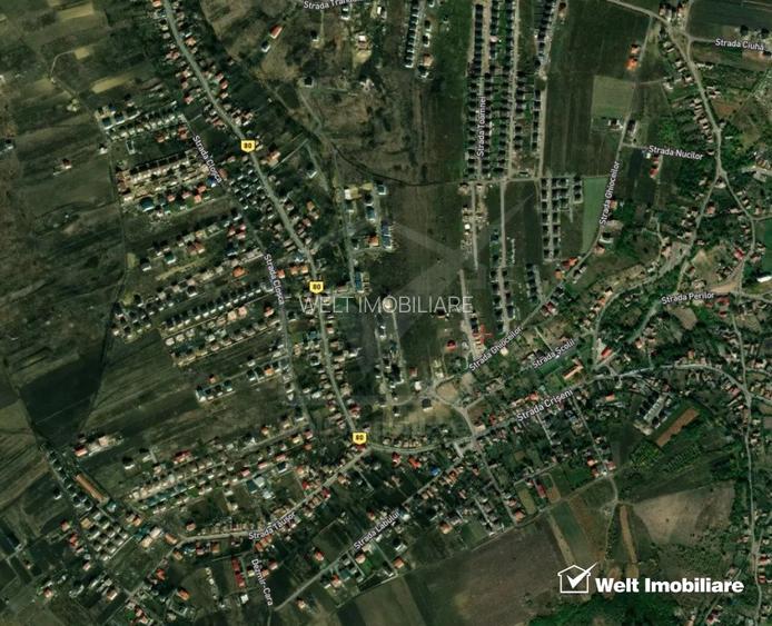 Parcela 1610 mp, 13,9/114 m, pozitie foarte buna cu panorama, Dezmir - 2