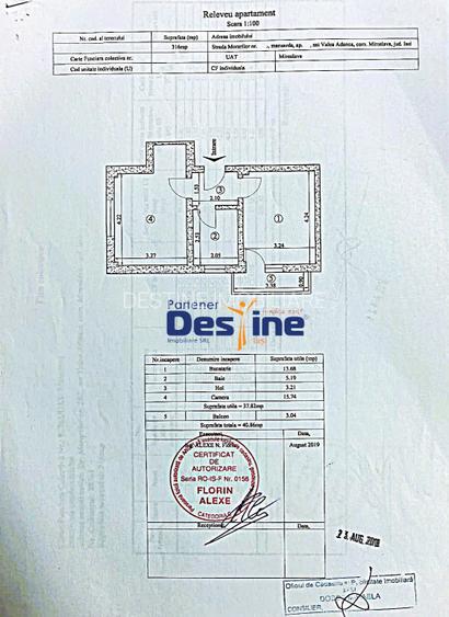 Apartament 1 camera 41 mp mobilat si utilat, loc de parcare și geam la baie - 13