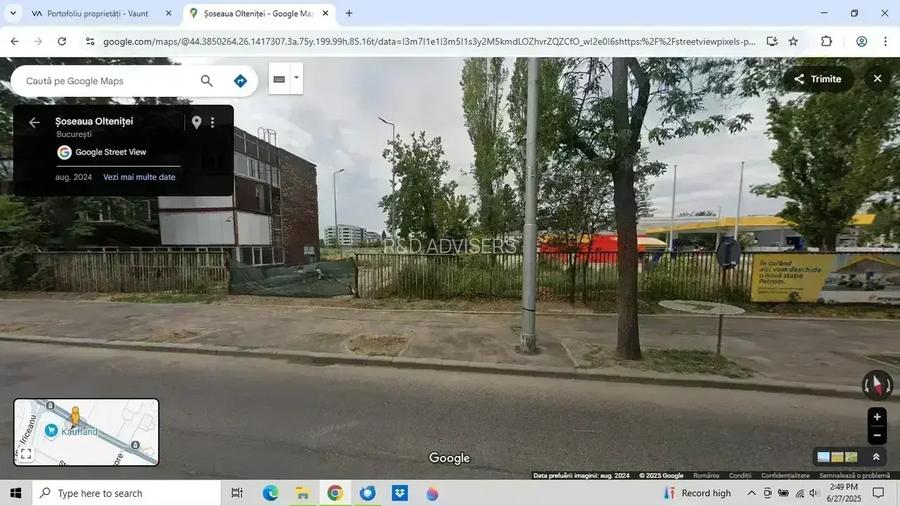 Teren liber de inchiriat | Sos Oltenitei | acces facil | Zona A2B - 4