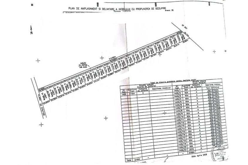 Vanzare teren intravilan Cernica_Tânganu, lot 954mp - 3