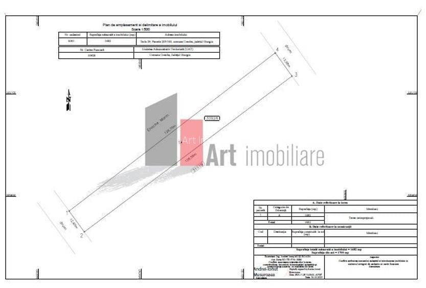 Oportunitate de investiție: Teren intravilan în Cosoba – Nod strategic A0 / A1 - 4