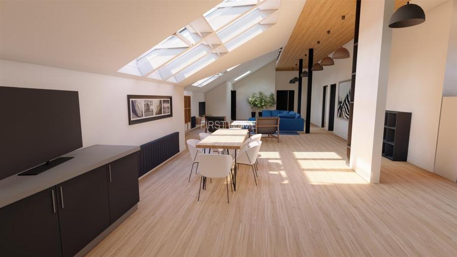 Penthouse, etaj1, 200 mp, MOBILAT SI UTILAT DE LUX, centru - 4