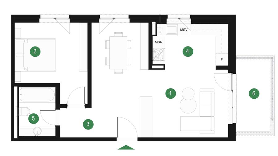 Apartament 2 camere Olga Gudynn - Pădurea Băneasa - zona Pipera - AISB - 1