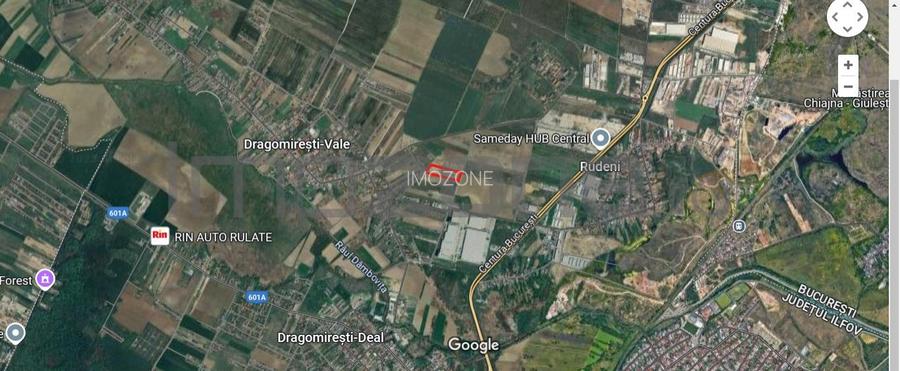Dragomiresti Valea - Langa Centura, teren 15.600 mp, 35E/mp - 2