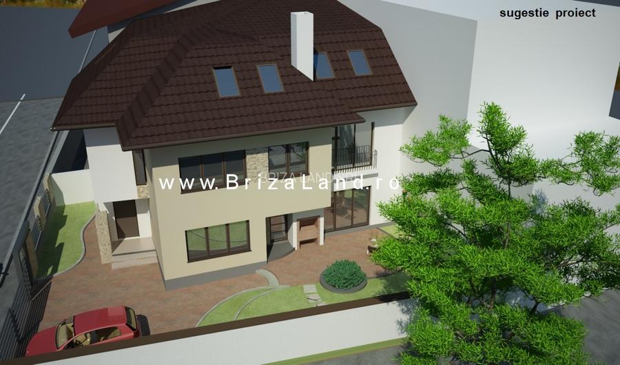 Bucurestii Noi, Laminorului, teren 202mp, d.=14.5m, casa demolabila - 2