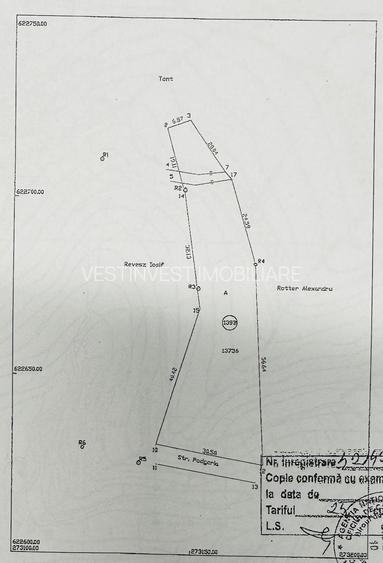 Parcela teren intravilan 1700 mp strada Teleki Mihaly - 3