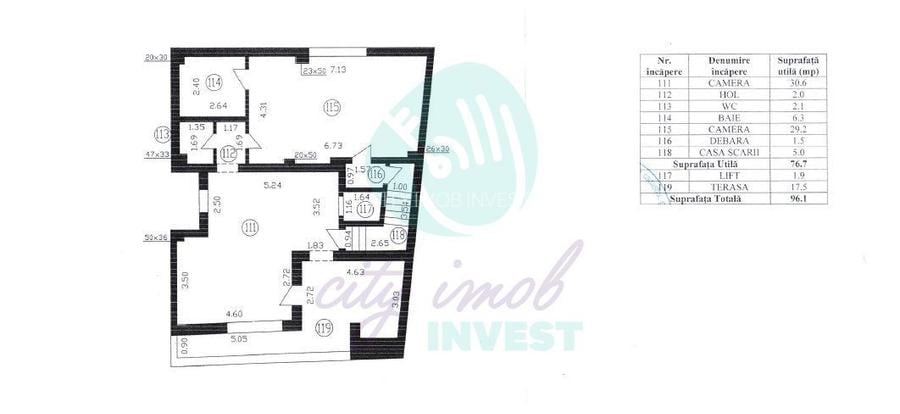 Penthouse Polonă – 2 camere | Terasă privată 100 mp | Imobil boutique - 4