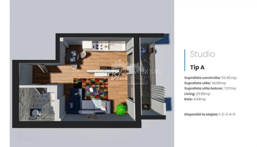 Garsoniera situata in Eforie Nord - 7