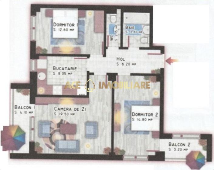 3 Camere de inchiriat | Titan | Centrala | Loc de parcare |