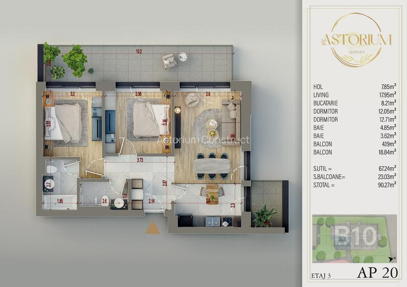 Apartament 3 Camere Finalizat în Ansamblu Rezidențial Nou | Mutare Imediata - 18