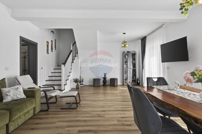 Casă la cheie cu teren 544 mp de vanzare in zona 6 Vanatori,Arad - 10