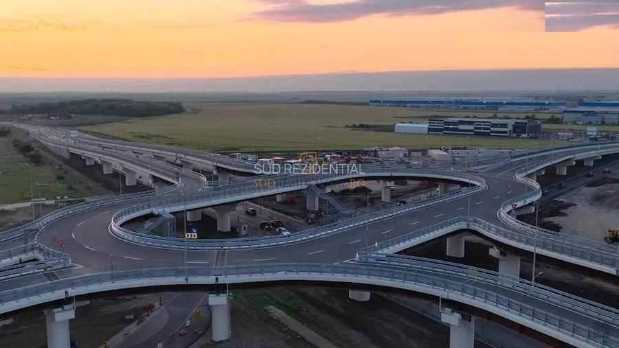Teren 8 hectare cu deschidere ampla, Popesti-Leordeni, acces rapid A0 si Centura - 8