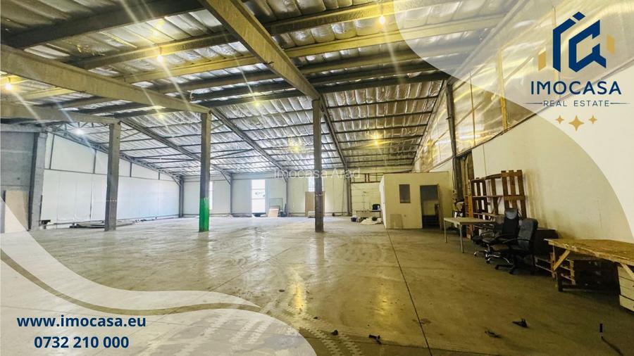 Hală de închiriat 600 mp uta Arad acces TIR fără limite de tona - 2