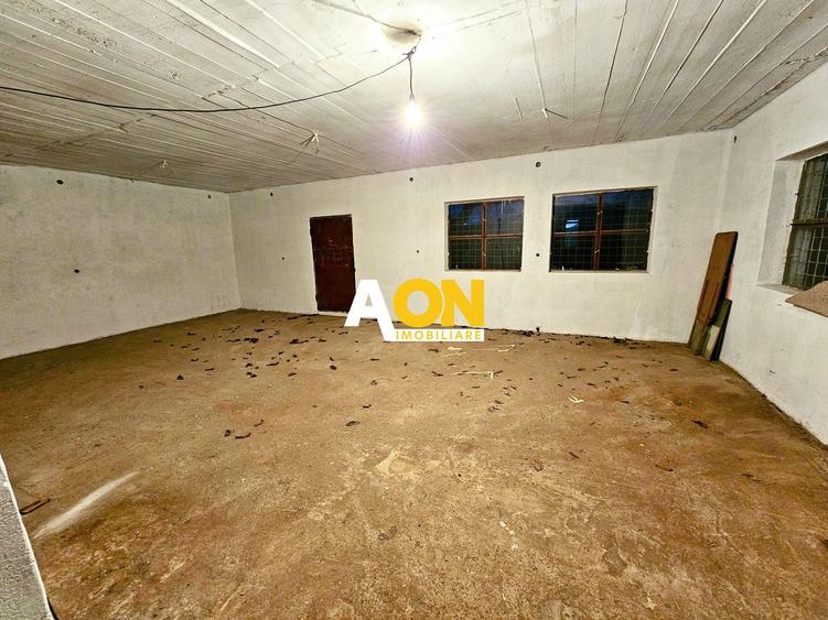 Casa 4 camere, 1163 mp teren, hala 65 mp utili, pretabila pt. birouri
