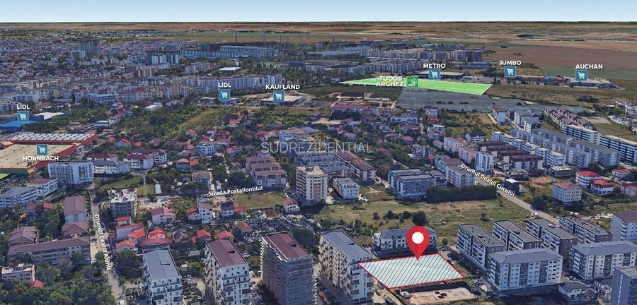 Teren cu autorizatie de constructie, D+P+6E+7ER+8ER, zona MEtalurgiei - 3