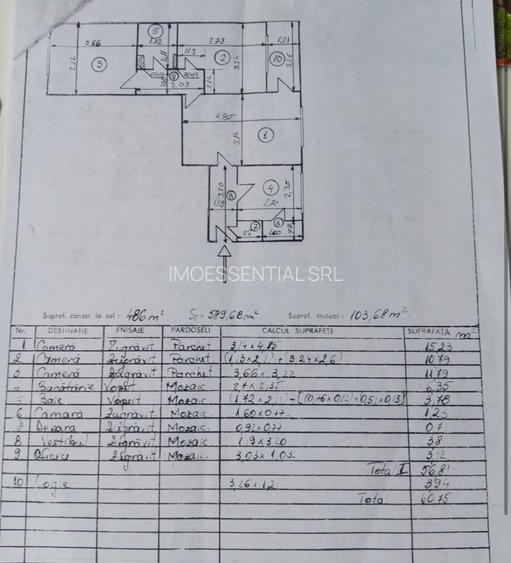 3 camere Drumul Taberei metrou Orizont zona  Afi Cotroceni - 7