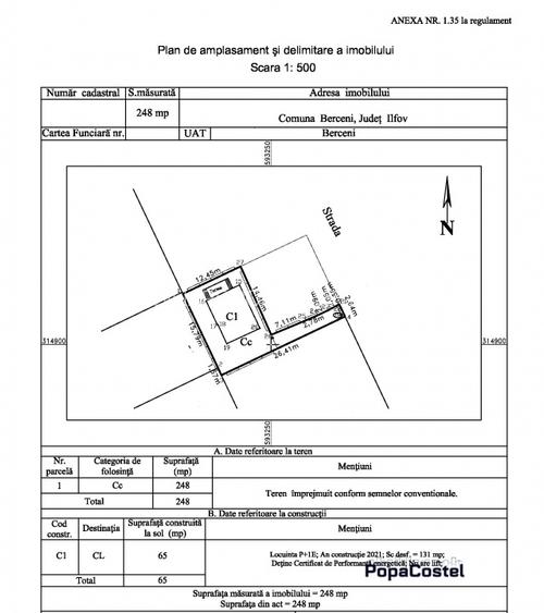 Berceni - str. Miorita vila spatioasa P+1E, 4 camere, 131 mp, teren 248 mp - 14
