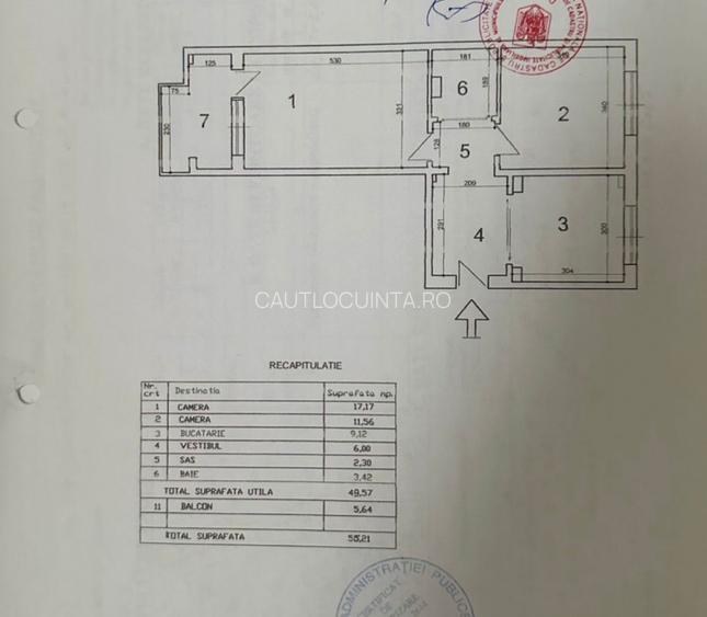 Apartament 2 camere | Calea Dorobanti | Metrou Ștefan Cel Mare 10’   - 11
