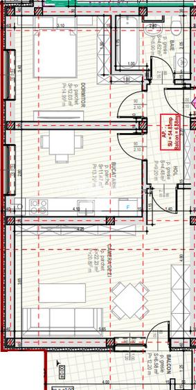 Apartament 2 camere 55 mp etaj 2 cu balcon si pod zona Selimbar SIBIU - 3